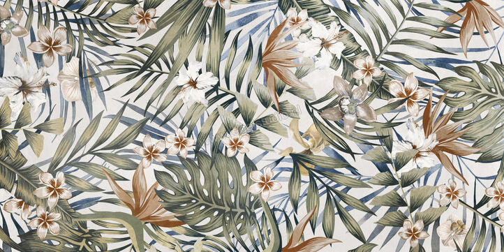  Del Conca Deco Studio Jungle 60x120 cm Wandtegel Dekor Mat Vlak Naturale GCDSJUNGLER | 411471