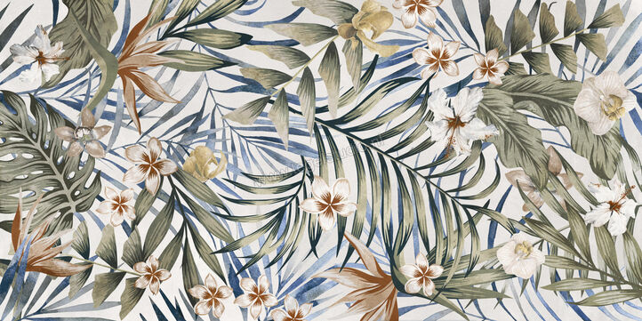  Del Conca Deco Studio Jungle 60x120 cm Wandtegel Dekor Mat Vlak Naturale GCDSJUNGLER | 411474