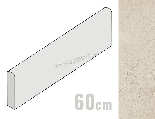 Villeroy & Boch Unit Five Creme 5x60 cm Plint Mat Vlak Vilbostone, VilbostonePlus 2875 FT10 0 | 411735