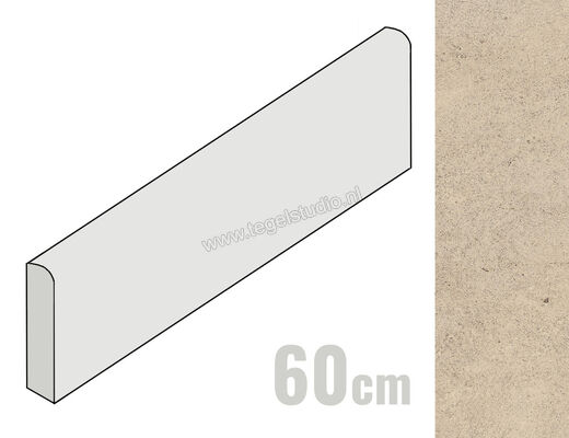  Villeroy & Boch Unit Five Taupe 5x60 cm Plint Mat Vlak Vilbostone, VilbostonePlus 2875 FT70 0 | 411744