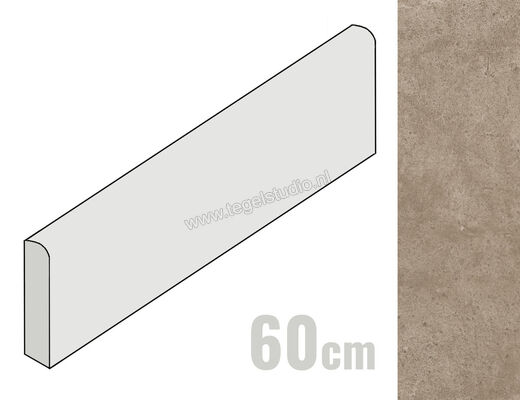  Villeroy & Boch Unit Five Dark taupe 5x60 cm Plint Mat Vlak Vilbostone, VilbostonePlus 2875 FT72 0 | 411747