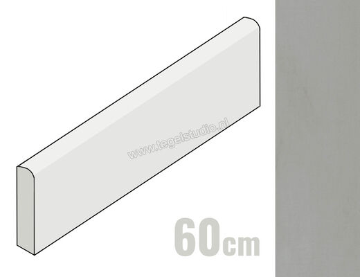  Villeroy & Boch Metalyn Iron 5x60 cm Plint Mat Vlak 2875 BM40 0 | 411813