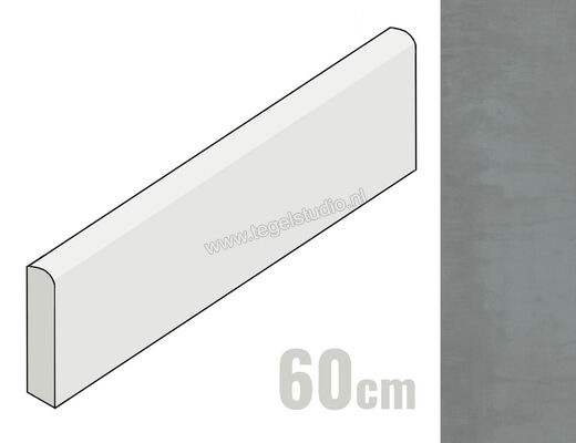  Villeroy & Boch Metalyn Oxide 5x60 cm Plint Mat Vlak 2875 BM61 0 | 411819