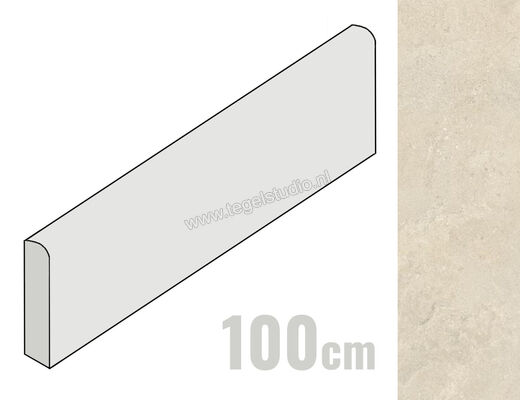  Ragno Stoneplay Mayenne Beige 7x100 cm Plint Mat Gestructureerd Naturale RCYJ | 412831