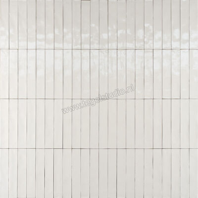  Marazzi Luz Bianco 5.3x30 cm Wandtegel Glanzend Gestructureerd Lux MFLE | 412978