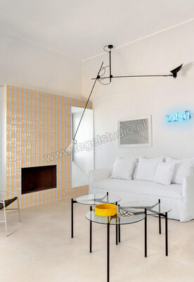  Marazzi Luz Bianco 5.3x30 cm Wandtegel Glanzend Gestructureerd Lux MFLE | 412984