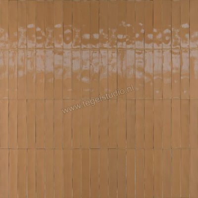  Marazzi Luz Caramel 5.3x30 cm Wandtegel Glanzend Gestructureerd Lux MFLM | 413005
