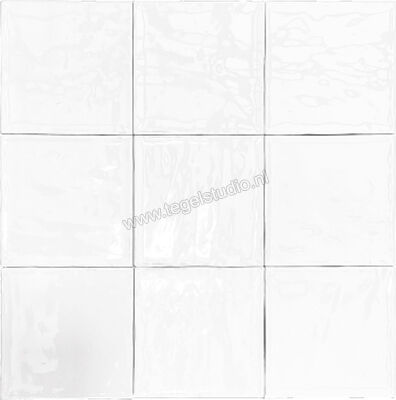  Revoir Paris Atelier Blanc De Lin 10x10 cm Wandtegel Glanzend Vlak Glanzend DCR1010_001 | 413542
