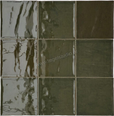  Revoir Paris Atelier Emeraude 10x10 cm Wandtegel Glanzend Vlak Glanzend DCR1010_004 | 413551