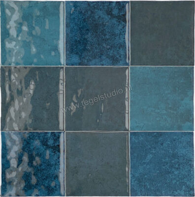  Revoir Paris Atelier Marine 10x10 cm Wandtegel Glanzend Vlak Glanzend DCR1010_006 | 413557