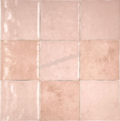 Revoir Paris Atelier Vieux Rose 10x10 cm Wandtegel Glanzend Vlak Glanzend DCR1010_011 | 413572