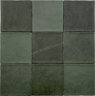  Revoir Paris Atelier Emeraude 10x10 cm Wandtegel Mat Vlak Mat DCR1010_015 | 413578