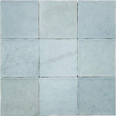  Revoir Paris Atelier Turquoise 10x10 cm Wandtegel Mat Vlak Mat DCR1010_020 | 413593