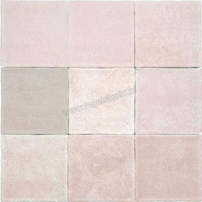  Revoir Paris Atelier Vieux Rose 10x10 cm Wandtegel Mat Vlak Mat DCR1010_022 | 413599