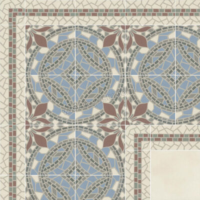  Revoir Paris Bel Histoire Baptiste 7.5x7.5 cm Vloertegel / Wandtegel Coin Mat Vlak Naturale VVS1515 056 | 414067