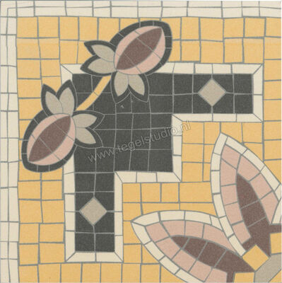  Revoir Paris Bel Histoire Octavie 15x15 cm Vloertegel / Wandtegel Coin B Mat Vlak Naturale VVS1515 075 | 414358