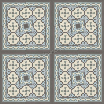  Revoir Paris Bel Histoire Jacques 15x15 cm Vloertegel / Wandtegel Coin A Mat Vlak Naturale VVS1515 043SET | 414535