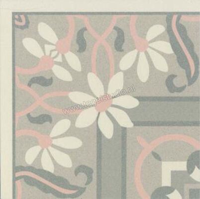  Revoir Paris Bel Histoire Brigitte 15x15 cm Vloertegel / Wandtegel Coin B Mat Vlak Naturale VVS1515 071 | 414541