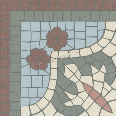  Revoir Paris Bel Histoire Gilbert 15x15 cm Vloertegel / Wandtegel Coin Mat Vlak Naturale VVS1515 041 | 414715