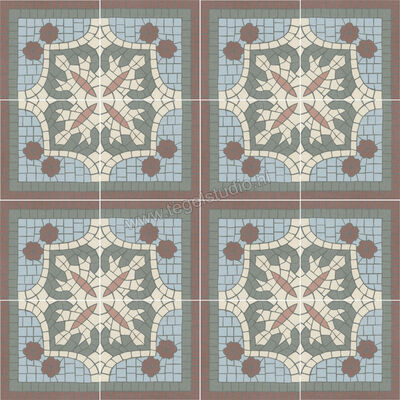  Revoir Paris Bel Histoire Gilbert 15x15 cm Vloertegel / Wandtegel Coin A Mat Vlak Naturale VVS1515 041SET | 414733