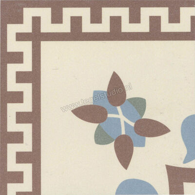  Revoir Paris Bel Histoire Serge 15x15 cm Vloertegel / Wandtegel Coin A Mat Vlak Naturale VVS1515 047 | 414772