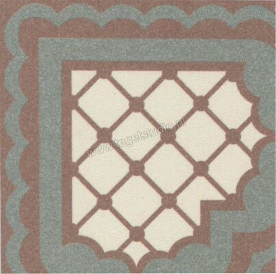  Revoir Paris Bel Histoire Beatrice Coin 7.5x7.5 cm Vloertegel / Wandtegel Mat Vlak Naturale VVS1515 058 | 414976