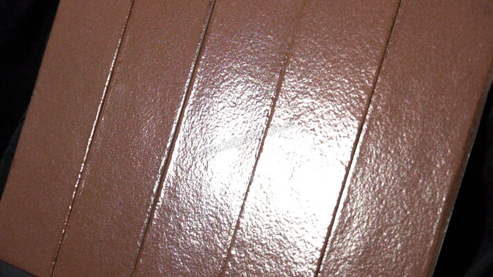  Marazzi Terramater Cotto 9.1x37.5 cm Vloertegel / Wandtegel Glanzend Gestructureerd Lux MPLL | 415024