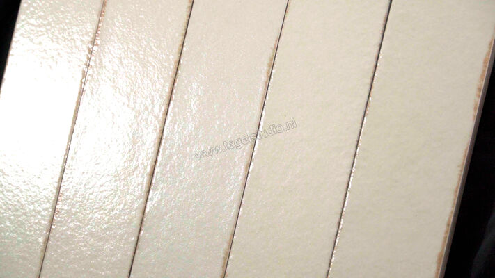  Marazzi Terramater Vaniglia 9.1x37.5 cm Vloertegel / Wandtegel Glanzend Gestructureerd Lux MPLM | 415036