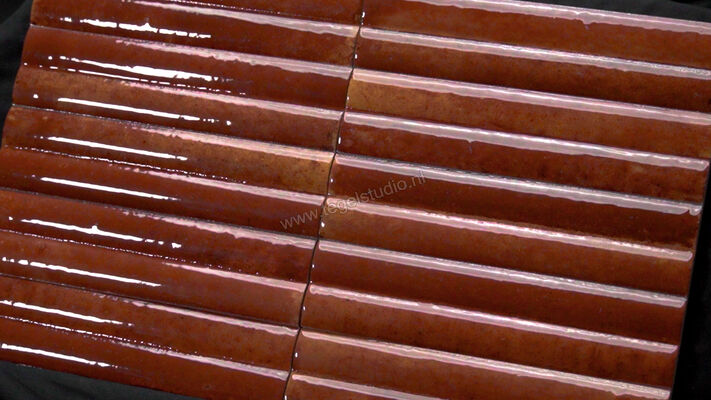  Marazzi Lume Caramel 6x24 cm Decor 3D Swing Glanzend Gestructureerd Lux MP95 | 415057