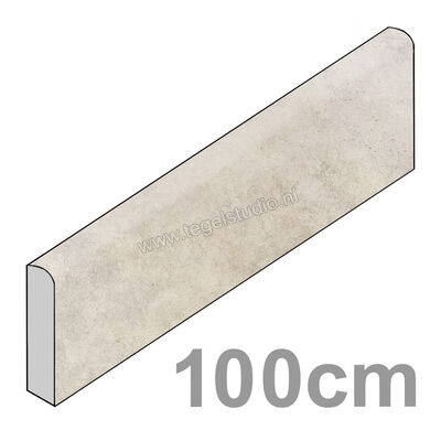  La Fabbrica Ava Hurban White 7x100 cm Plint Mat Vlak Naturale 177101 | 415288