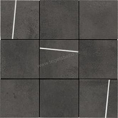  La Fabbrica Ava Hurban Graphite 30x30 cm Mozaiek Quadrotto Intarsio Mat Vlak Naturale 177324 | 415354