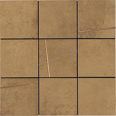  La Fabbrica Ava Hurban Ocra 30x30 cm Mozaiek Quadrotto Intarsio Mat Vlak Naturale 177326 | 415366
