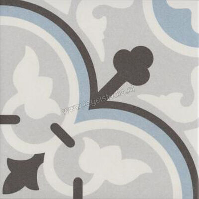  Revoir Paris La Madeleine Flavie Blue 20x20 cm Vloertegel / Wandtegel Mat Vlak Naturale VVS2020 024 | 415471