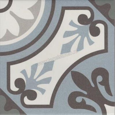  Revoir Paris La Madeleine Lilou Blue 20x20 cm Vloertegel / Wandtegel Mat Vlak Naturale VVS2020 028 | 415486