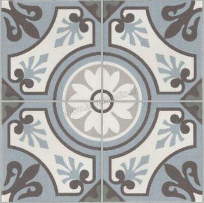  Revoir Paris La Madeleine Lilou Blue 20x20 cm Vloertegel / Wandtegel Mat Vlak Naturale VVS2020 028 | 415489