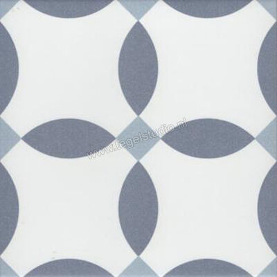  Revoir Paris La Madeleine Chere Blue 20x20 cm Vloertegel / Wandtegel Mat Vlak Naturale VVS2020 018 | 415618