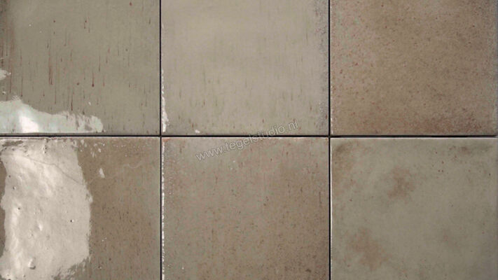  Ragno Gleeze Beige 10x10 cm Decor Glanzend Gestructureerd Naturale R8GL | 415849