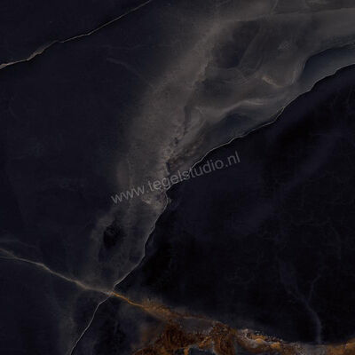  Emilceramica Tele Di Marmo Onyx Onyx Black 90x90 cm Vloertegel / Wandtegel Glanzend Vlak Full Lappato EKTZ | 415864