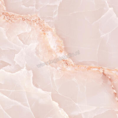  Emilceramica Tele Di Marmo Onyx Onyx Pink 90x90 cm Vloertegel / Wandtegel Glanzend Vlak Full Lappato EKU0 | 415867