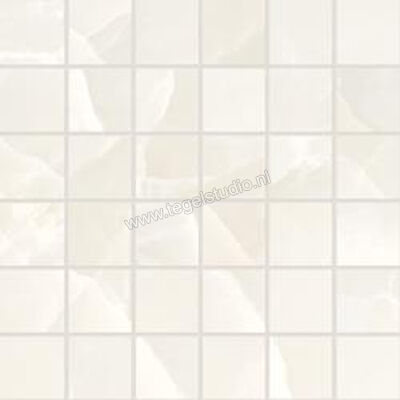  Emilceramica Tele Di Marmo Onyx Onyx Ivory 30x30 cm Mozaiek 5x5 Glanzend Vlak Full Lappato EKZ0 | 415885