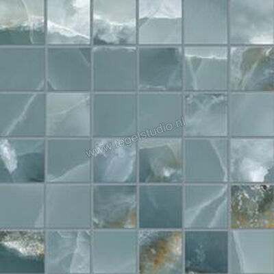  Emilceramica Tele Di Marmo Onyx Onyx Green 30x30 cm Mozaiek 5x5 Mat Vlak Silktech EKYV | 415888