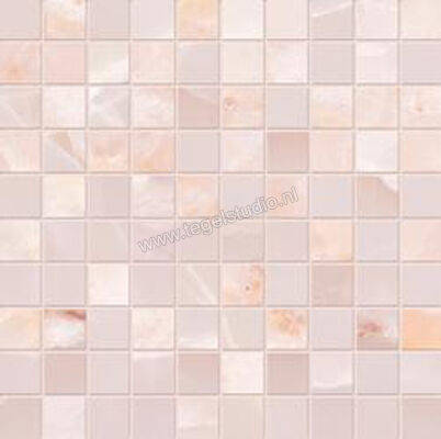  Emilceramica Tele Di Marmo Onyx Onyx Pink 30x30 cm Mozaiek 3x3 Mat Vlak Silktech EKZ5 | 415912