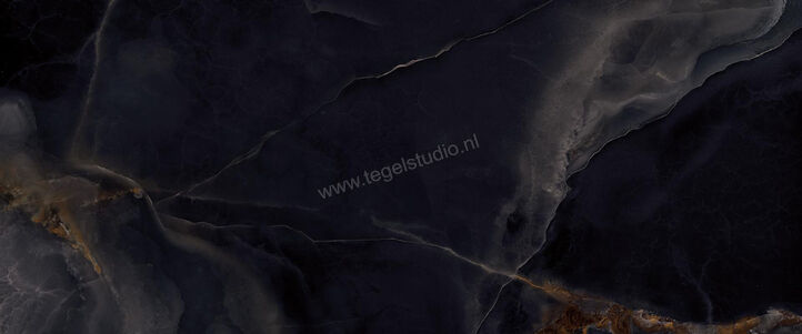  Emilceramica Tele Di Marmo Onyx Onyx Black 120x278 cm Wandtegel Glanzend Vlak Full Lappato EKPF | 415987