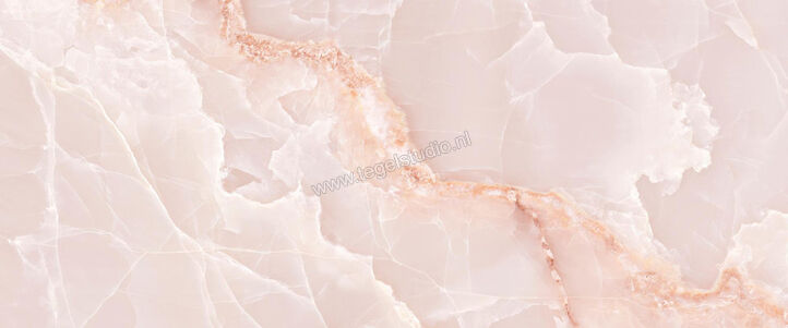  Emilceramica Tele Di Marmo Onyx Onyx Pink 120x278 cm Wandtegel Glanzend Vlak Full Lappato EKPG | 415990