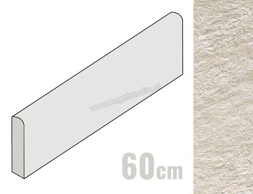  Atlas Concorde Brave Gypsum 7.2x60 cm Plint Mat Vlak Naturale A1IE | 417097