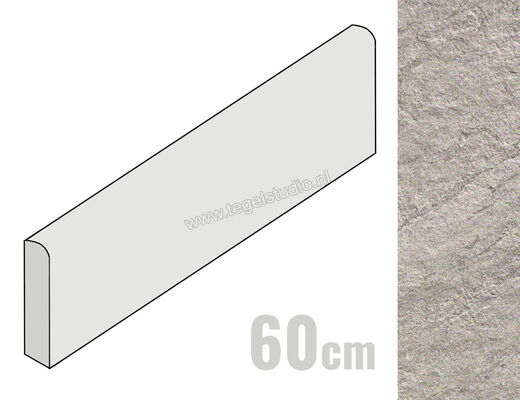 Atlas Concorde Brave Pearl 7.2x60 cm Plint Mat Vlak Naturale A1IF | 417100