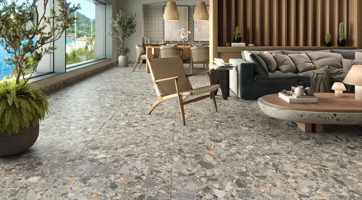  Revoir Paris La Roche Gros Deco Lisette 80x80 cm Vloertegel / Wandtegel Mat Vlak Mat VVS8080 004 | 417277