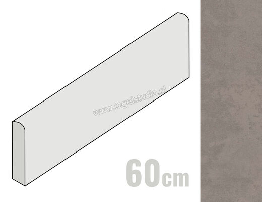  Atlas Concorde Boost Grey 4.6x60 cm Plint Mat Vlak Sensitech AMIW | 417547