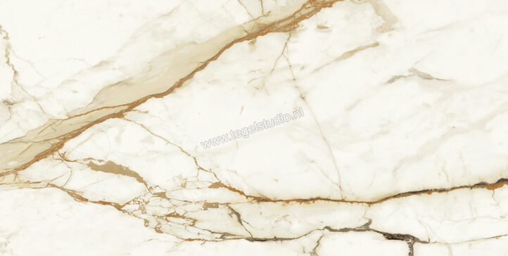  Atlas Concorde Marvel Shine Calacatta Imperiale 75x150 cm Vloertegel / Wandtegel Mat Vlak Silk A7H5 | 418756