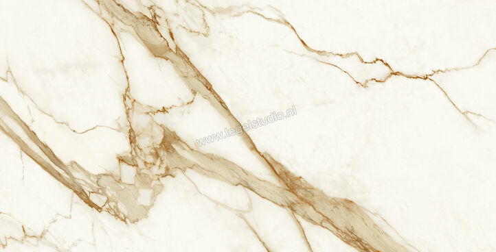  Atlas Concorde Marvel Shine Calacatta Imperiale 75x150 cm Vloertegel / Wandtegel Glanzend Vlak Lappato A7GD | 418822